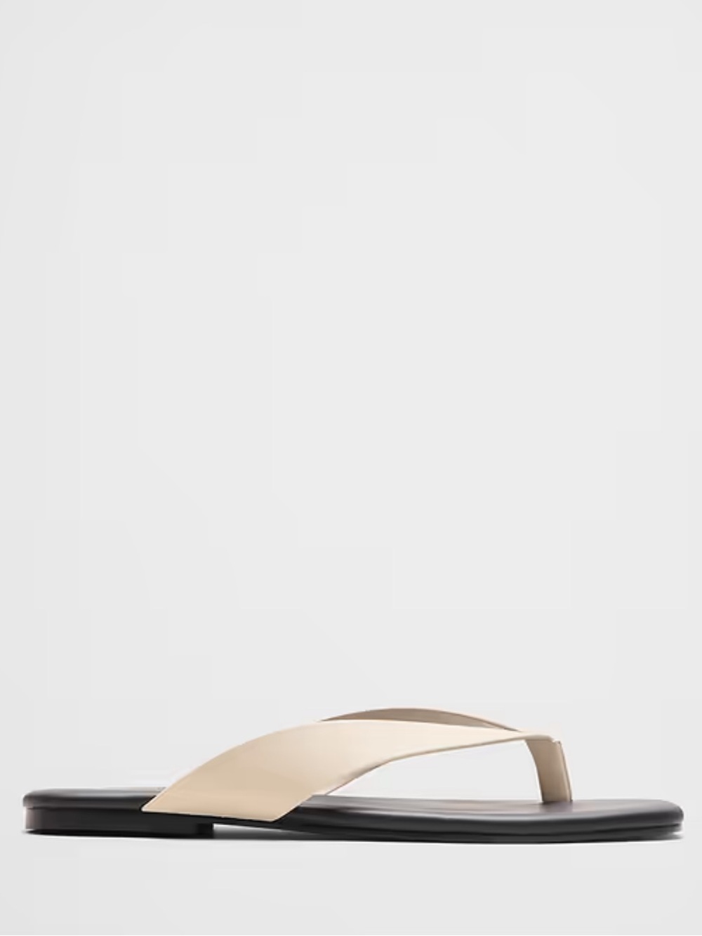 Banana Republic Vegan Leather Flip Flop Sandals